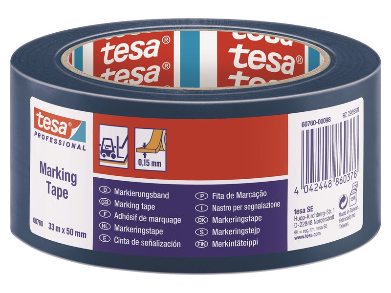 tesa Floor Marking Tape 33m x 50m Blue