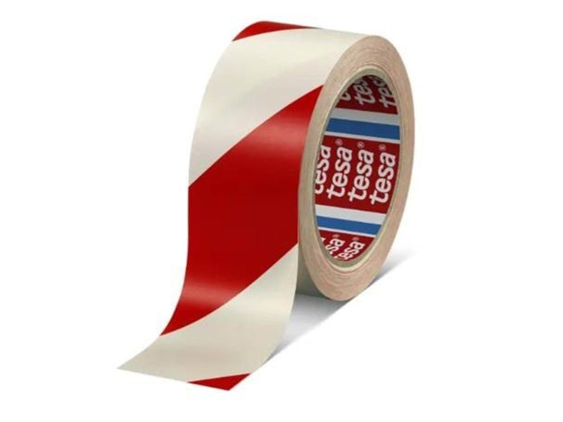 tesa Floor Marking Tape 33m x 50m Red-White