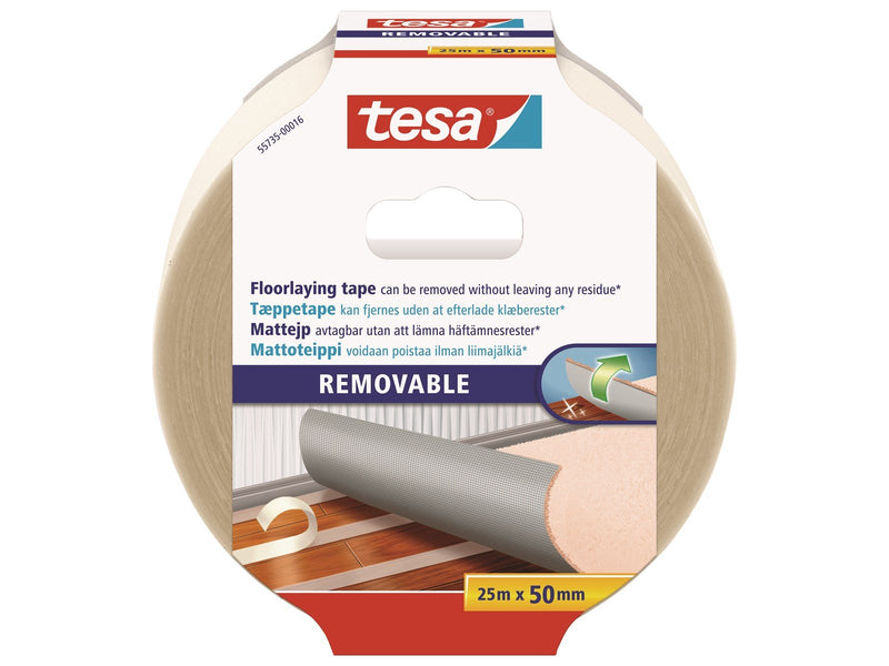 tesa Flooring Tape Removable 25m x 50mm