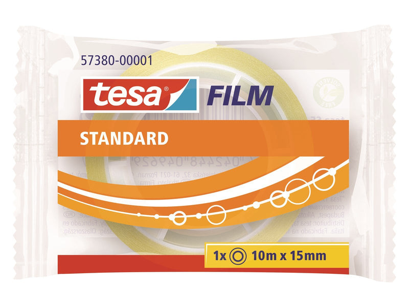 tesa film tape Standard 50 x 10m x 15mm Transparent