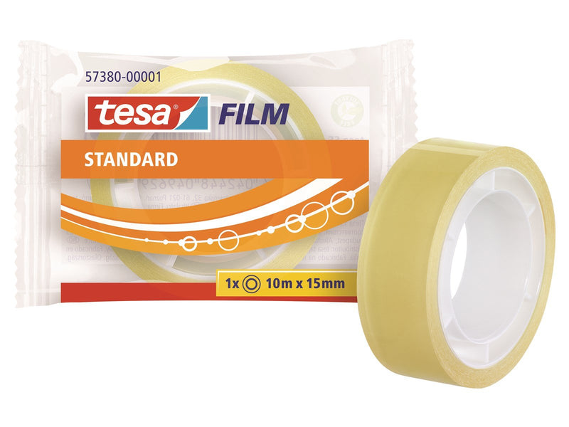 tesa film tape Standard 50 x 10m x 15mm Transparent