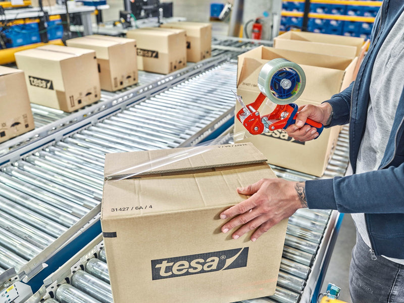 tesa pack eco & Ultra Strong Packaging Tape ecoLogo 66m x 50mm Transparent
