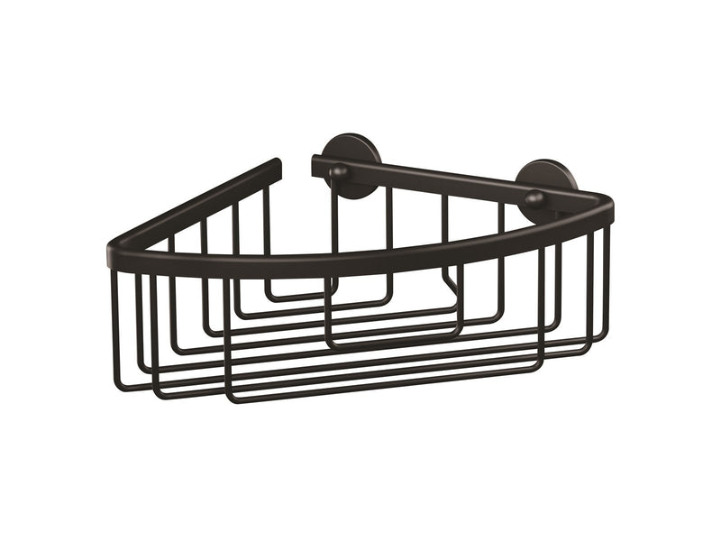 tesa Aluxx Black corner basket self-adhesive