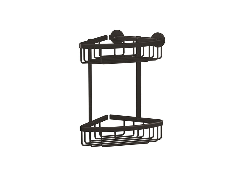 tesa Aluxx Black double corner Basket self-adhesive