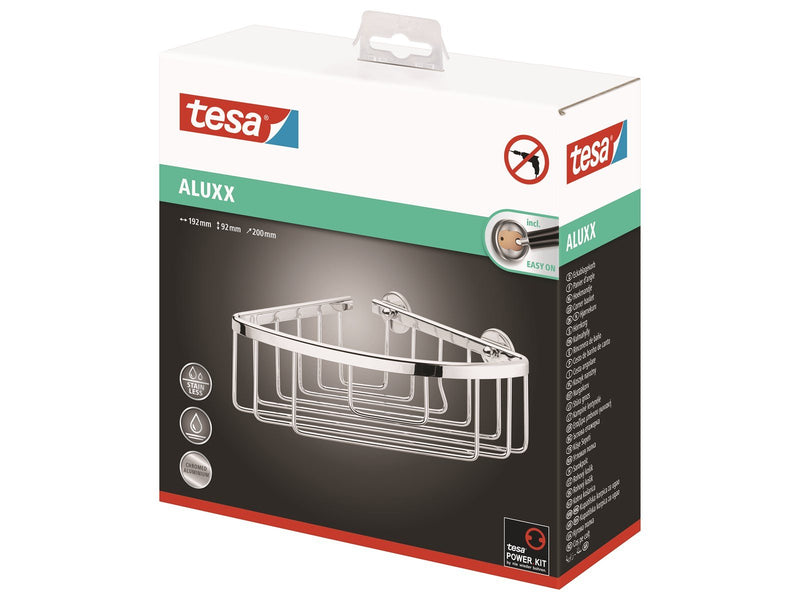 tesa Aluxx corner shelf self-adhesive