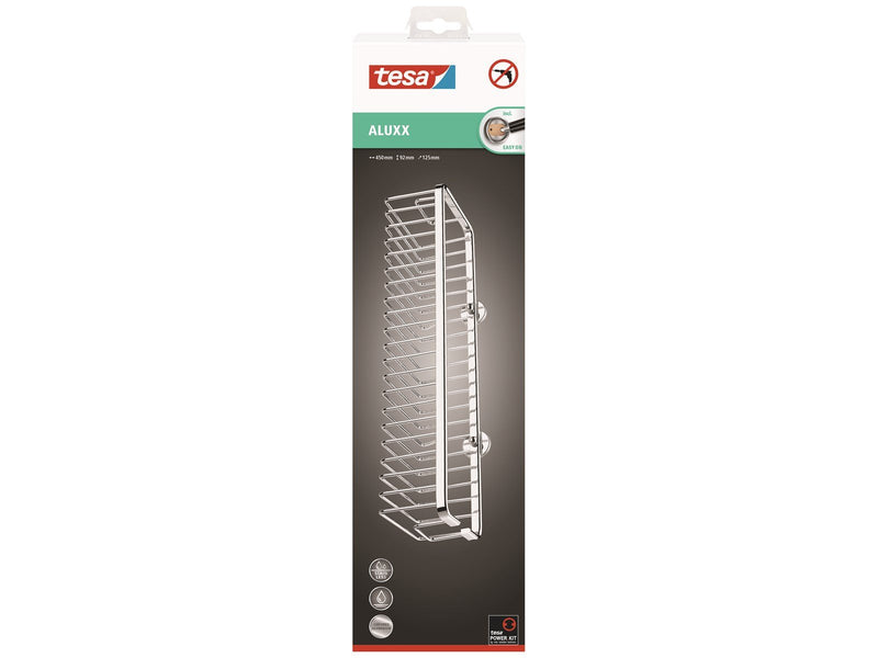 tesa Aluxx wide storage basket self-adhesive