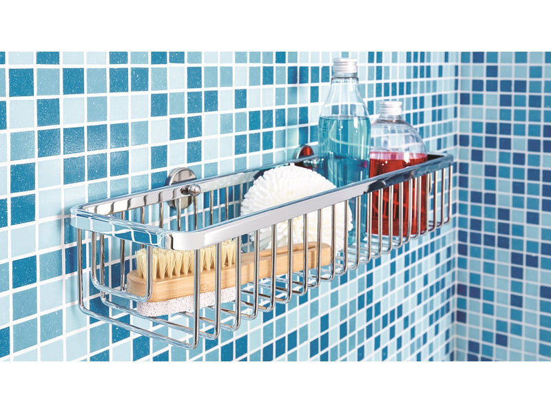 tesa Aluxx wide storage basket self-adhesive
