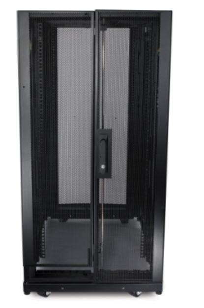 APC NetShelter SX, 24 HE Server Rack-Gehäuse, 600 mm x 1070 mm, mit schwarzen Seitenteilen (AR3104)