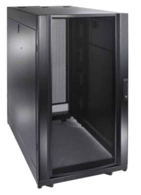 APC NetShelter SX, 24 HE Server Rack-Gehäuse, 600 mm x 1070 mm, mit schwarzen Seitenteilen (AR3104)