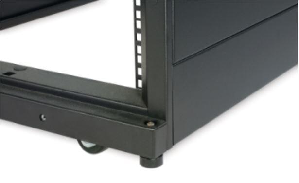 APC NetShelter SX, 24 HE Server Rack-Gehäuse, 600 mm x 1070 mm, mit schwarzen Seitenteilen (AR3104)
