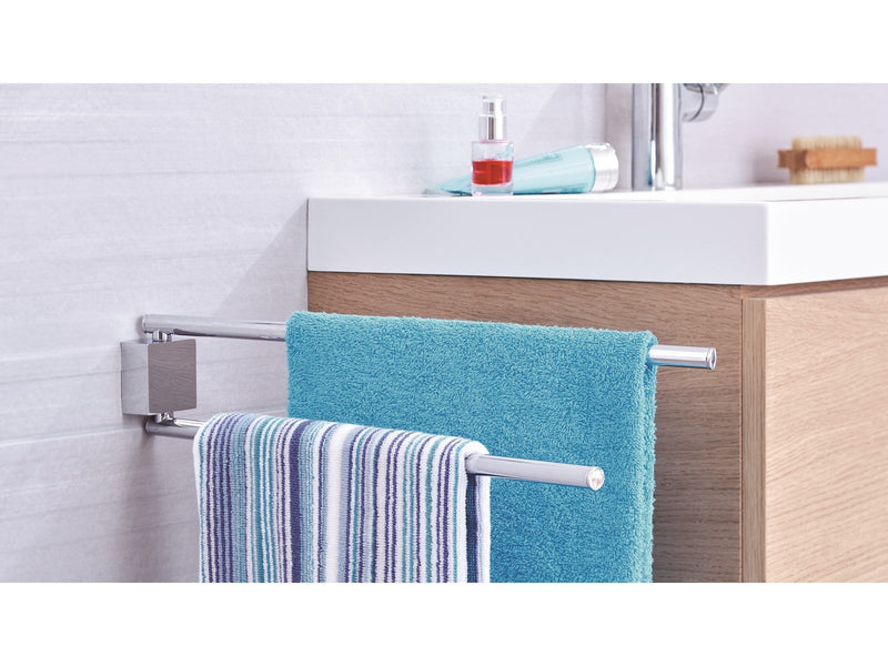 tesa Ekkro two-armed towel holder self-adhesive