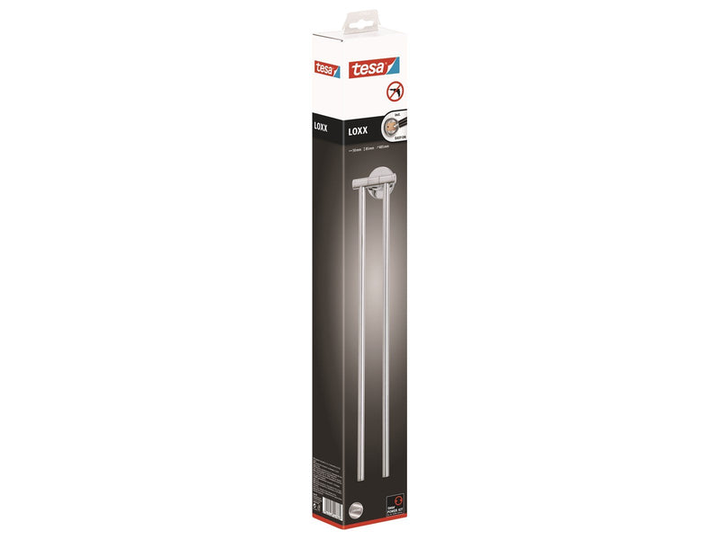 tesa Loxx flexible two-armed towel holder self-adhesive