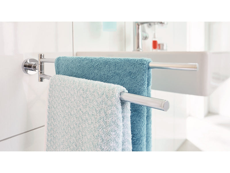 tesa Loxx flexible two-armed towel holder self-adhesive