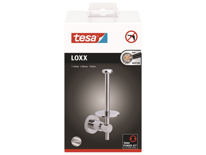 tesa Loxx spare toilet roll holder self-adhesive