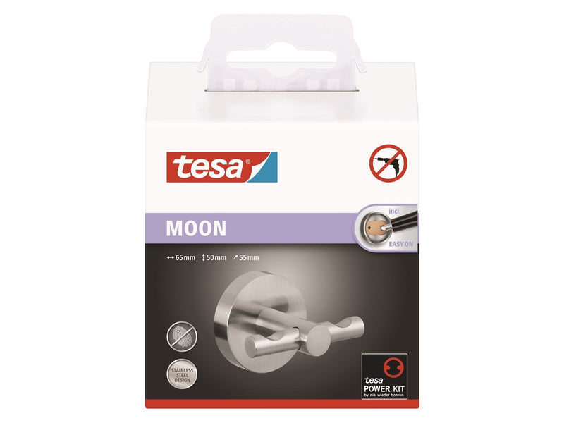 tesa Moon bathrobe hook self-adhesive