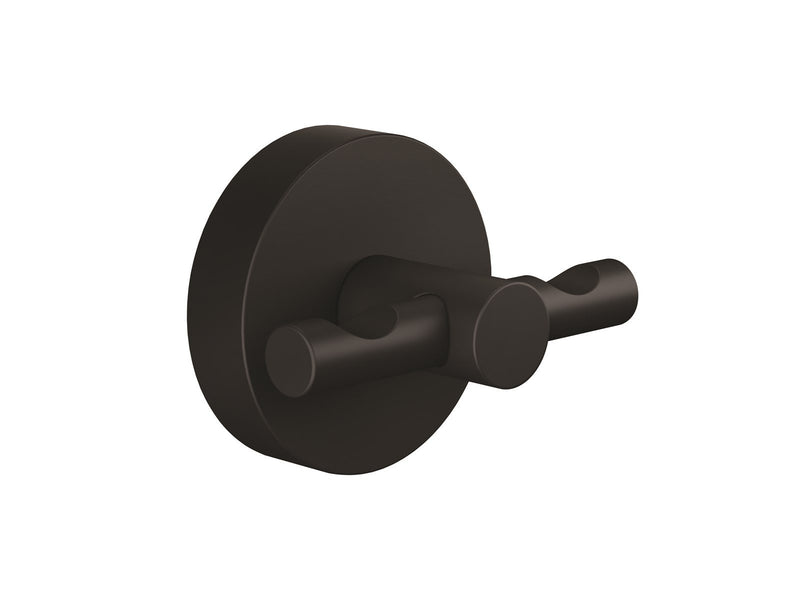 tesa Moon Black bathrobe hook self-adhesive