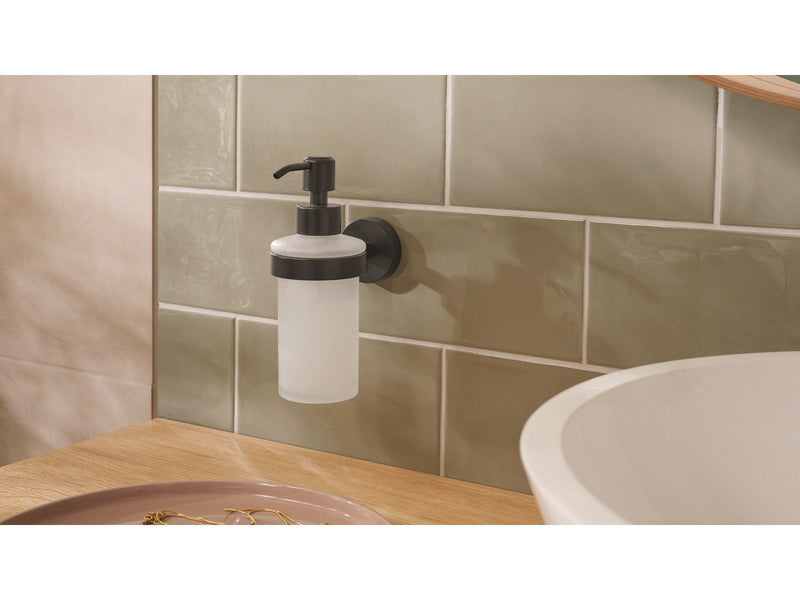 tesa Moon Black soap dispenser self-adhesive