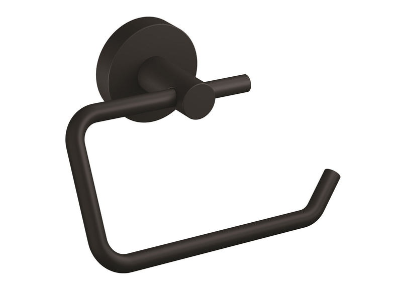 tesa Moon Black toilet roll holder self-adhesive