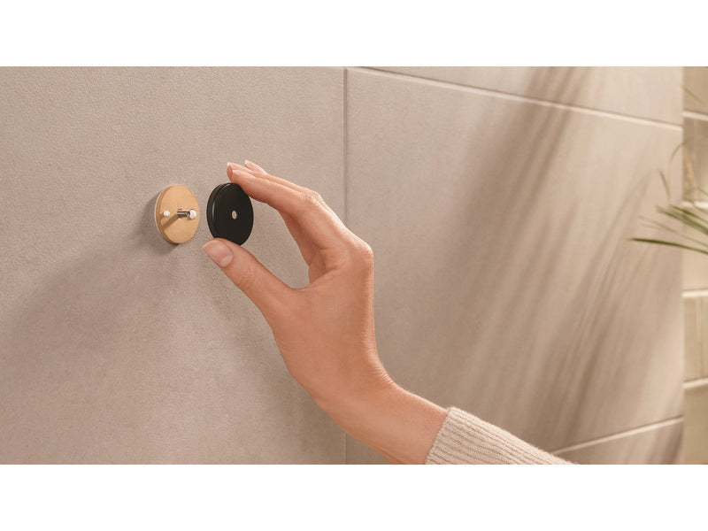 tesa Moon Black towel hook self-adhesive