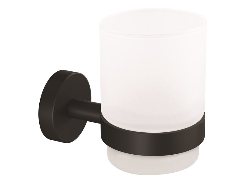 tesa Moon Black tumbler holder self-adhesive