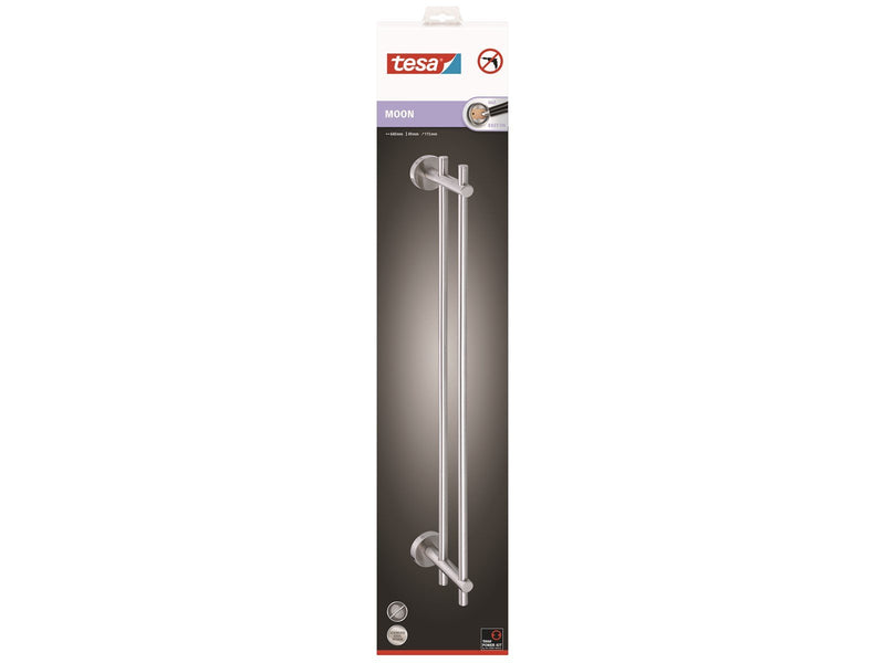 tesa Moon double towel holder self-adhesive
