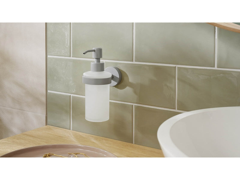 tesa Moon Grey soap dispenser self-adhesive