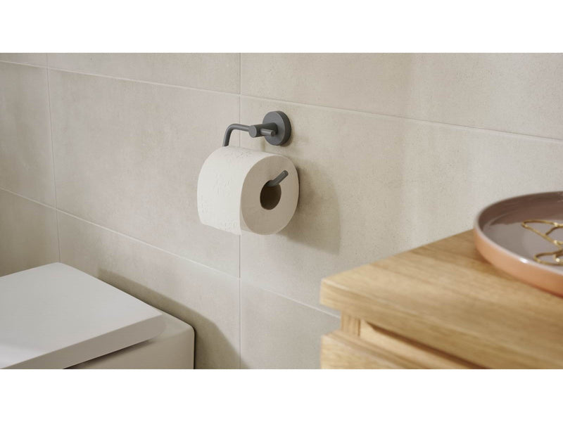 tesa Moon Grey toilet roll holder self-adhesive
