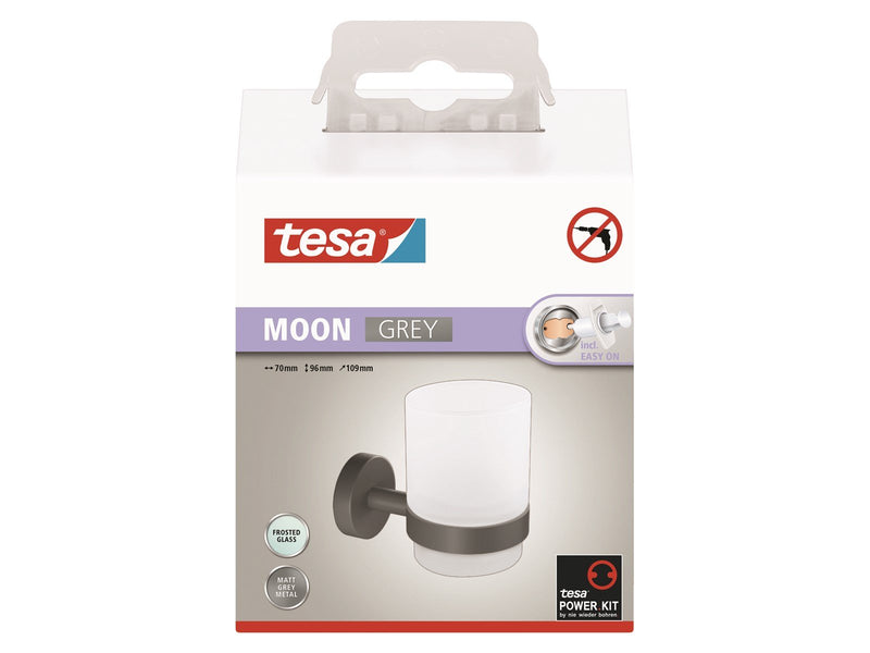 tesa Moon Grey tumbler holder self-adhesive