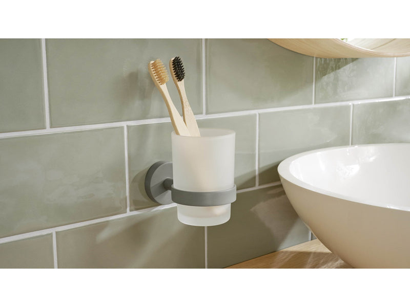 tesa Moon Grey tumbler holder self-adhesive