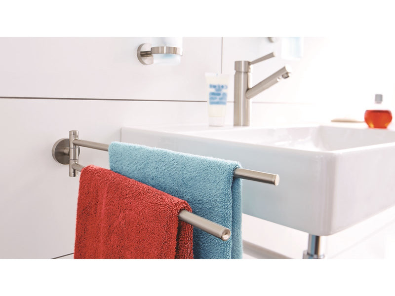 tesa Moon swing two-armed towel holder self-adhesive
