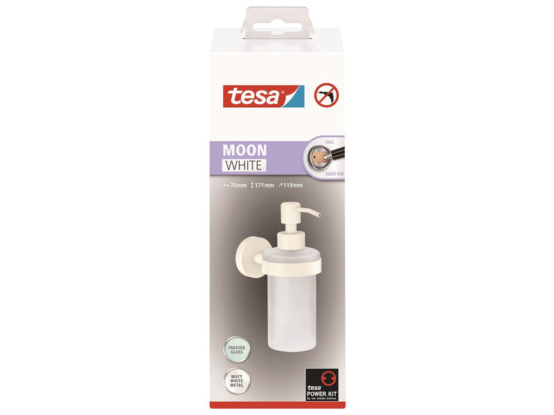 tesa Moon White soap dispenser self-adhesive