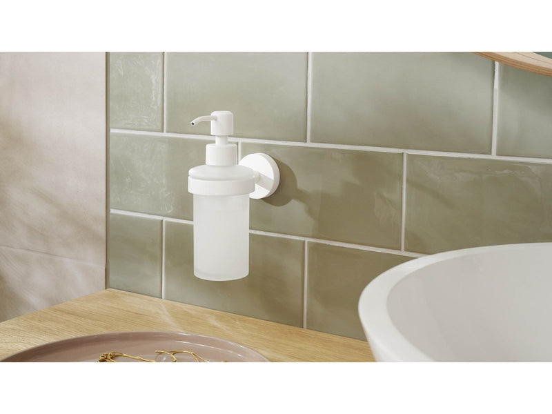 tesa Moon White soap dispenser self-adhesive