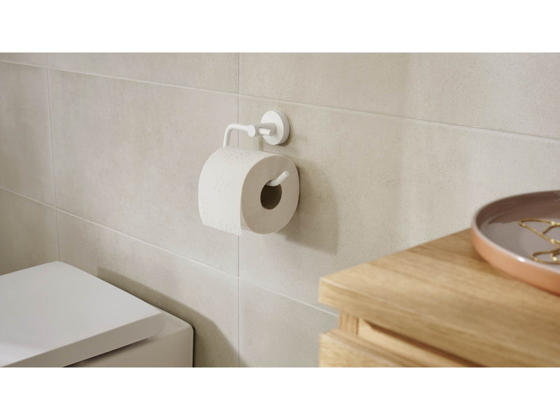 tesa Moon White toilet roll holder self-adhesive