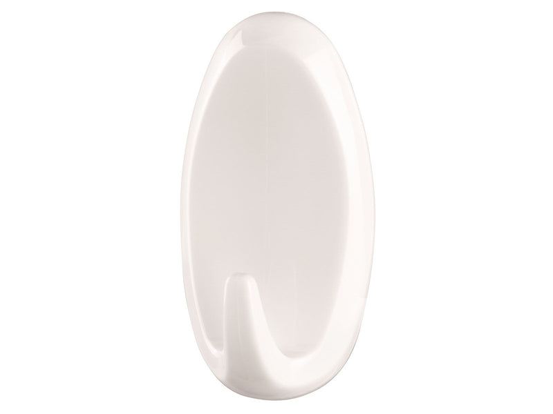 tesa Powerstrips Hooks Large Oval self-adhesive White