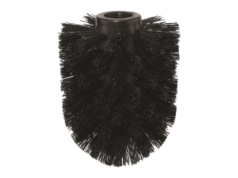 tesa Spare head for toilet brush Black