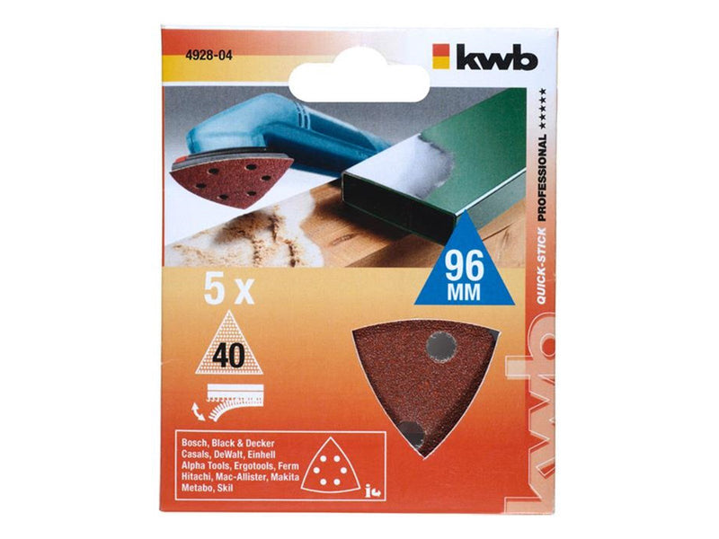 kwb 6DELTA SLIBEPAP.TREKANT.ASS.SB