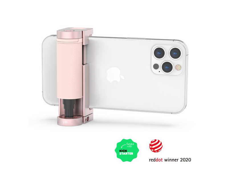Just Mobile Shutter Grip 2 smart camera control for your smartphone - Pink