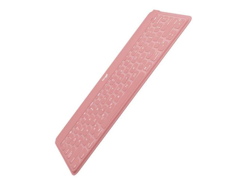 Logitech Keys-To-Go - keyboard - QWERTY - US International - blush - Tastaturen - Universal - Pink