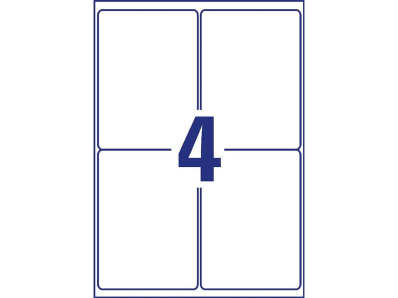 Avery Heavy duty labels removable white suitable for in- and outdoor use (-20oC to +80oC)