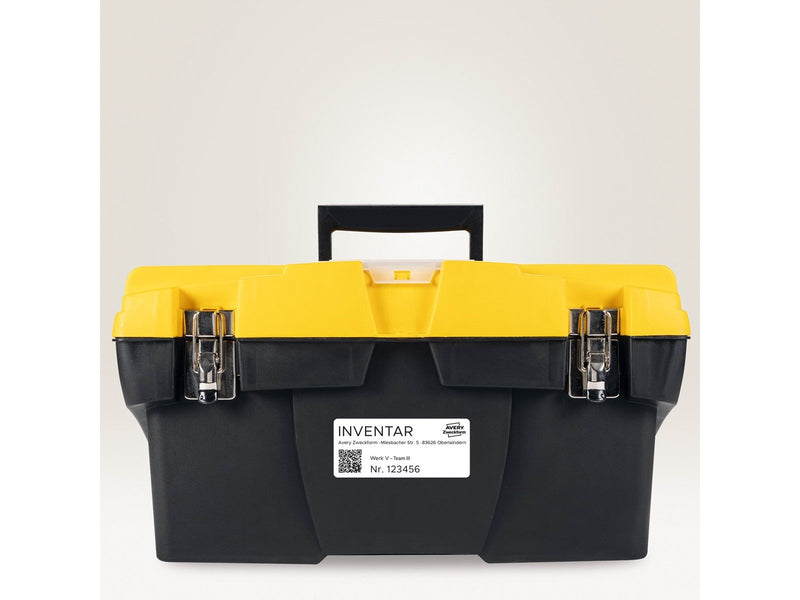 Avery Heavy duty labels removable white suitable for in- and outdoor use (-20oC to +80oC)