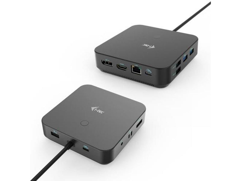 I-Tec - docking station - USB-C / USB4 / Thunderbolt 3 / Thunderbolt 4 - HDMI 2 x DP++ - GigE