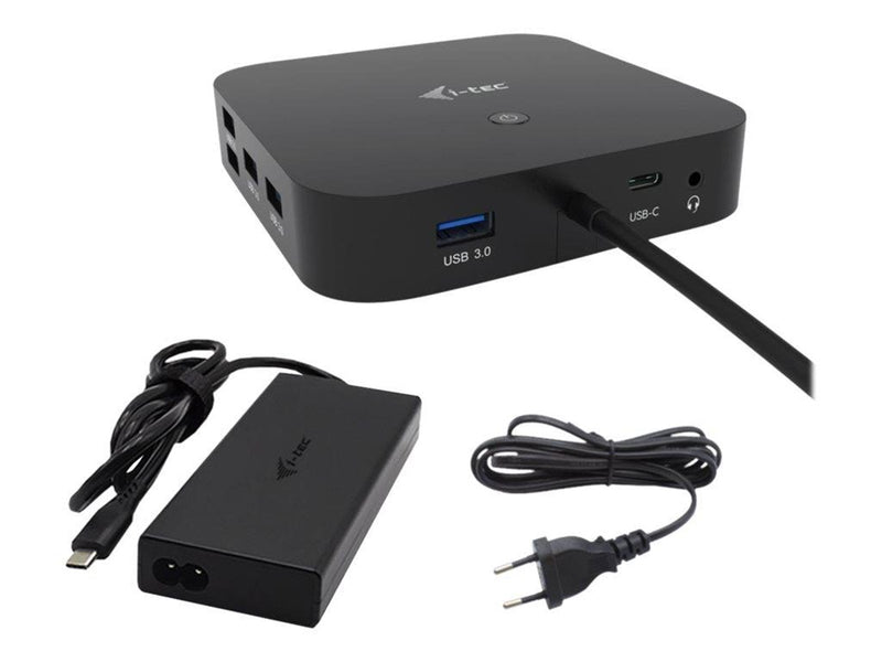 I-Tec - docking station - USB-C / USB4 / Thunderbolt 3 / Thunderbolt 4 - HDMI 2 x DP++ - GigE