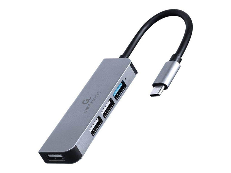 Gembird Cablexpert - hub - 4-port USB type-C - 4 ports USB-Hubs - 4 - Grau