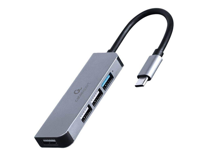 Gembird Cablexpert - hub - 4-port USB type-C - 4 ports USB-Hubs - 4 - Grau