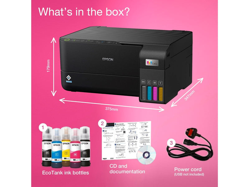 Epson EcoTank ET-2830 All in One Tintendrucker Multifunktion - Farbe - Tinte