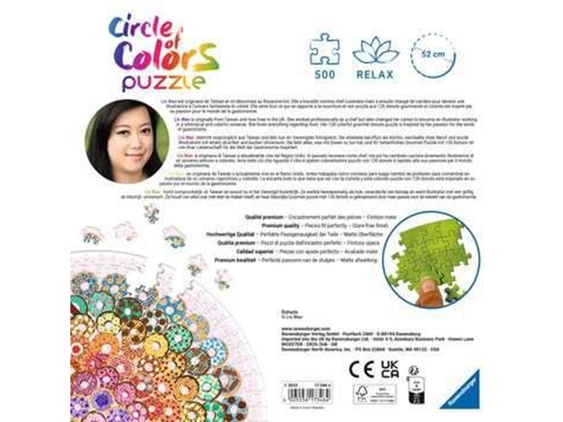 Ravensburger Circle Of Colors Doughnuts 500pcs