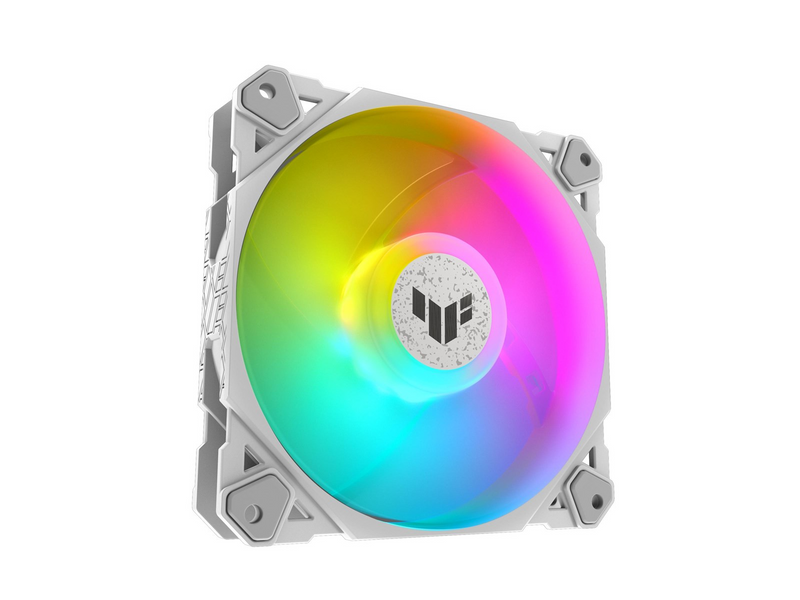 ASUS TUF GAMING TF120 White ARGB 3IN1 - Gehäuselüfter - 120mm - Weiß mit RGB-Beleuchtung - 29 dBA