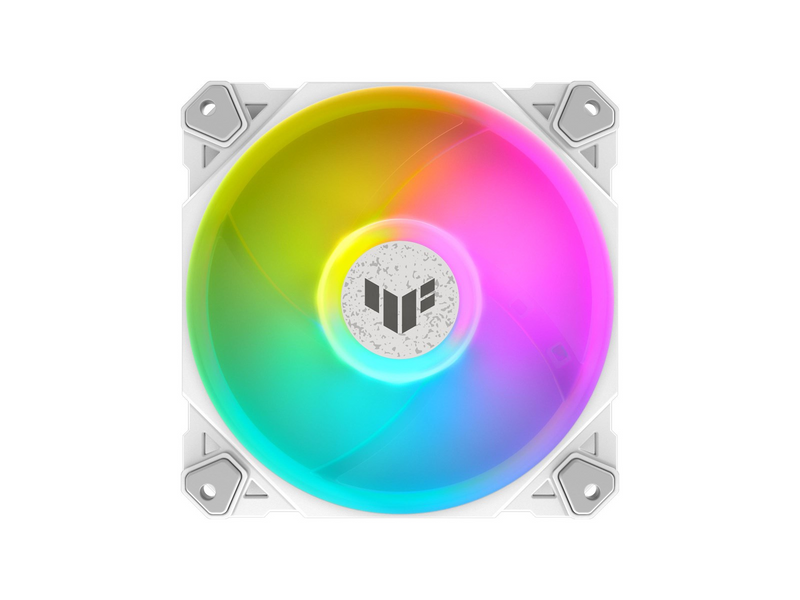 ASUS TUF GAMING TF120 White ARGB 3IN1 - Gehäuselüfter - 120mm - Weiß mit RGB-Beleuchtung - 29 dBA