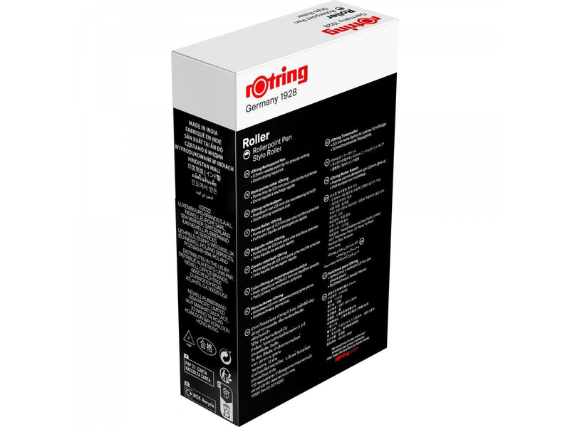 Rotring rOtring Rollerball Tintenroller | Nadelspitze (0,5 mm) für präzise Linien | schwarze Tinte | 12 Stück