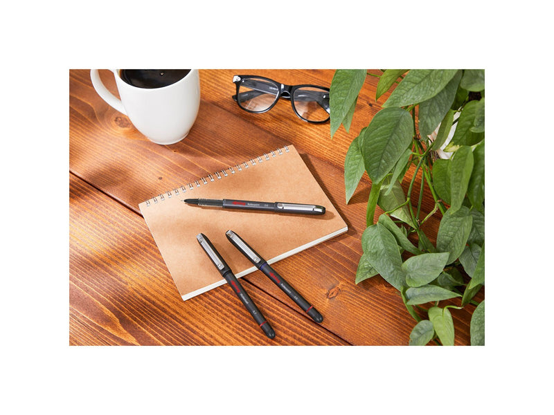 Rotring rOtring Rollerball Tintenroller | feine Spitze (0,7 mm) für saubere Linien | blaue Tinte | 12 Stück